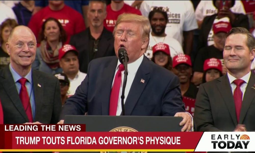 Donald Trump Trump touts Florida Gov. DeSantis’s ripped physique