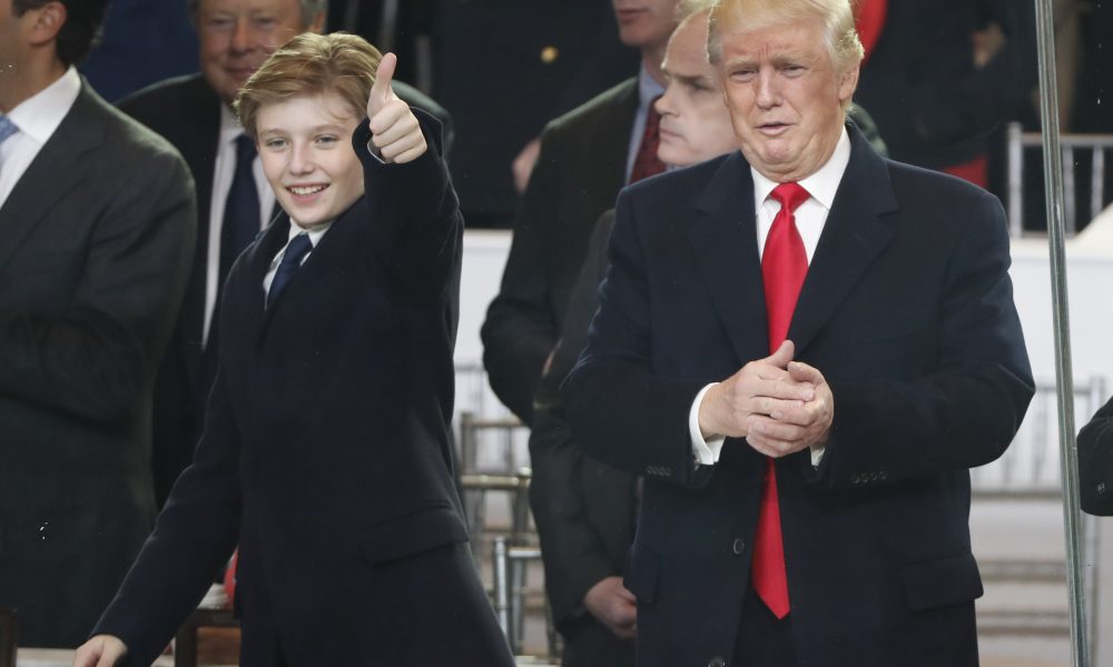 Donald Trump Script about Barron Trump sabotaging his dad’s 2016 campaign gets attention in Hollywood