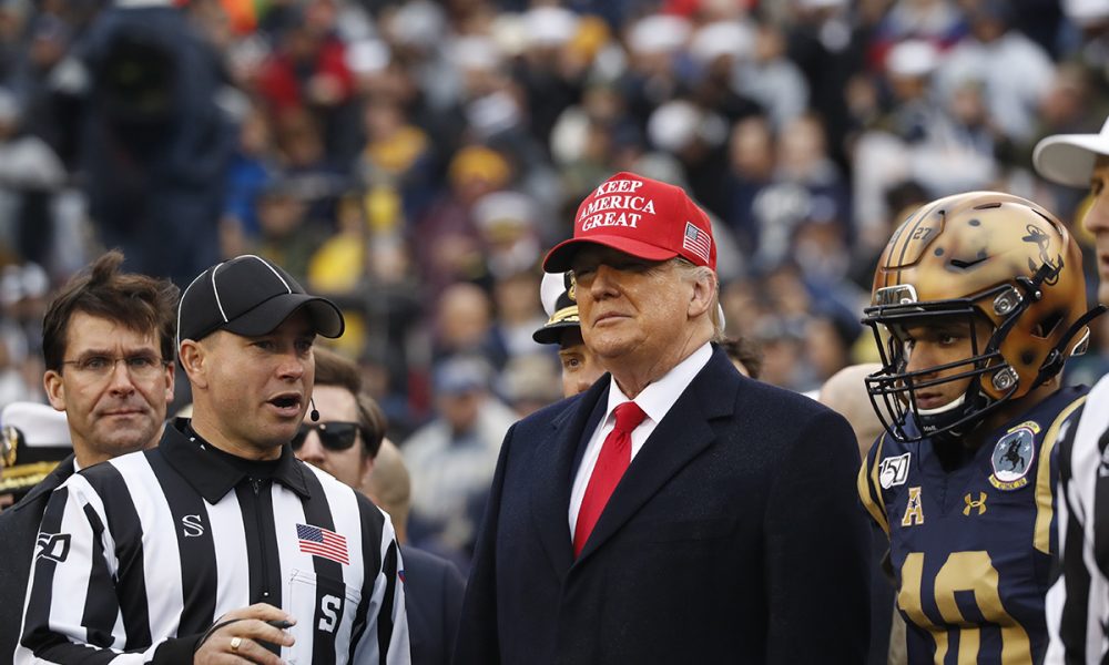 Donald Trump Trump attends Army-Navy rivalry game in Philadelphia