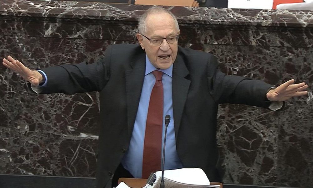 Donald Trump Dershowitz shocks with argument about Trump, political interests