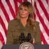 Melania Trump Melania stands out at convention by compassionately addressing pandemic