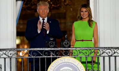 Melania Trump Twitter users give Melania Trump’s RNC dress the green-screen treatment