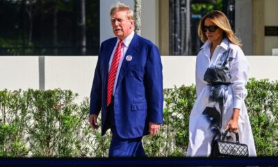 Melania Trump Melania joins Trump in Florida, tells reporters to ‘stay tuned’ for campaign future
