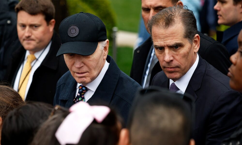 White house Hunter Biden seen with president at White House Easter Egg Roll as House GOP mulls criminal referrals